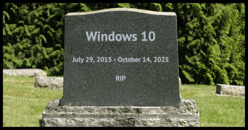 Windows 10 ondersteuning stopt in 2025